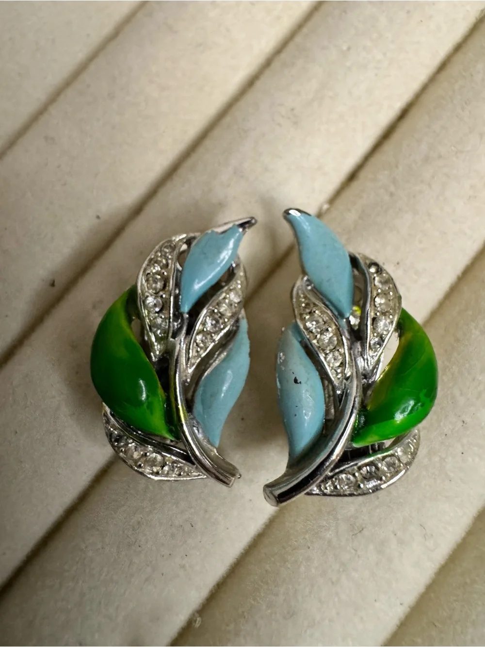 Vintage elegant blue